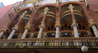 monuments pres paseo gracia palais musique catalane