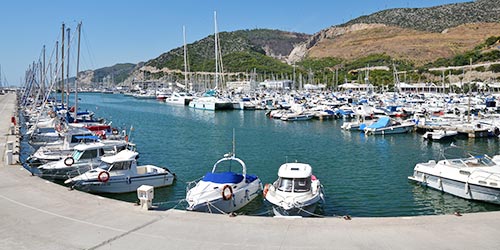  llista ports turistics comarca baix llobregat guia port amarratge castellefels 