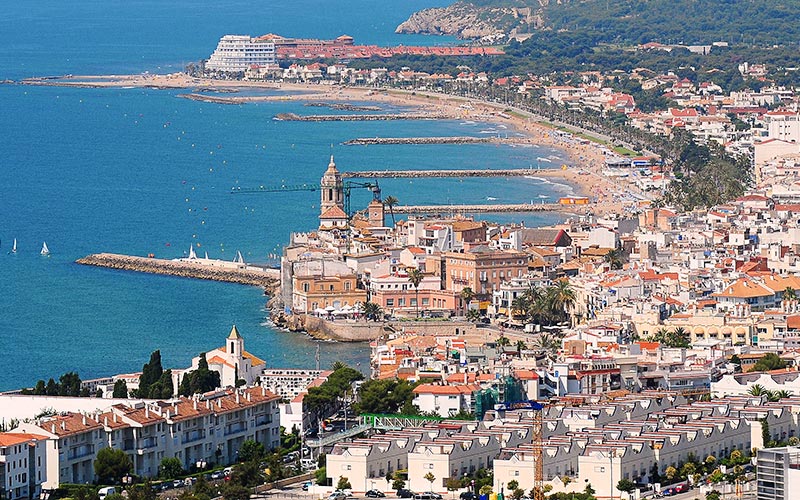 guide tourism town sitges province barcelona