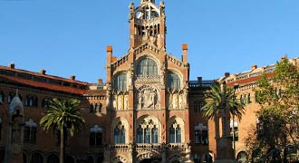 voltants basilica Sagrada Familia Barcelona Hospital Sant Pau 