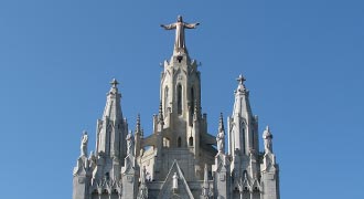 nearby monuments viewpoint collserola church tibidabo