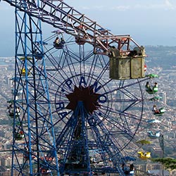 mejores parques de atracciones Barcelona lugares diversion capital Catalunya