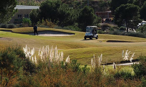 informacio camps de golf Barcelona Catalunya