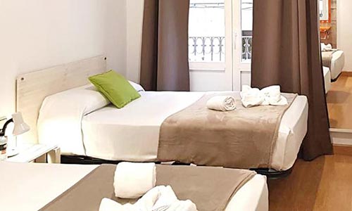  quiet guesthouses old town barcelona price la palmera guest house boqueria raval