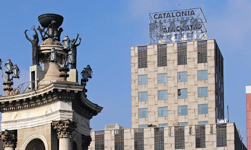  choisissez hotels profiter vue panoramique attrayante ville info hôtel catalonia barcelona plaza 