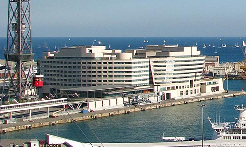  hébergement hôtels vues imprenables ville barcelone prix hotel eurostars marina 