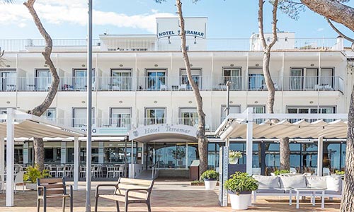  dormir hotels bord mer commune palafrugell reservations hôtel 3 etoiles terramar crique llafranc 