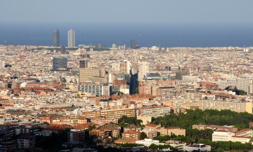 guia hoteles interesantes ciudad Barcelona hotel con vistas 