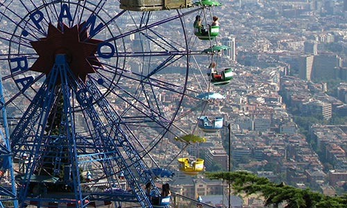  cuales son parques atracciones Barcelona Informacion Parque Tibidabo 