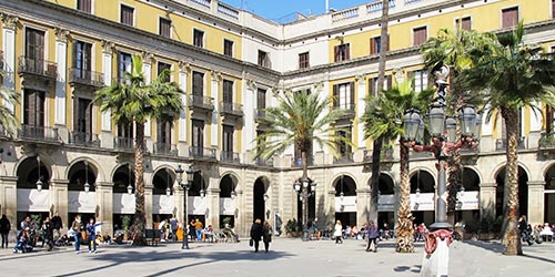  llista millors places monumentals centre barcelona plaxa reial