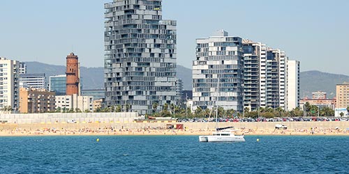 guide hotels beach front catalonia find hotel urban coves barcelona 