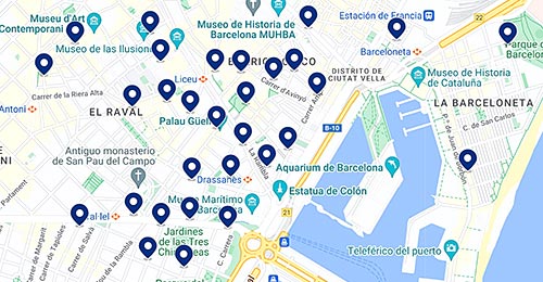 trouver endroits où dormir barcelone guide hébergements touristiques