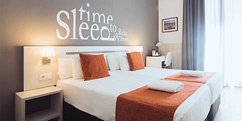  best two stars guest houses neighborhood eixample reserve hostal live gran via barcelona 