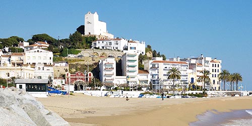 guia hoteles catalanes a pie playas reservar hotel cala cataluña 