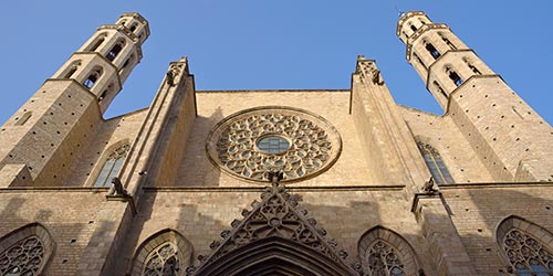  lista iglesias interesantes provincia Barcelona visita basilica Santa Maria del Mar 