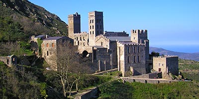  Informacio turistica monuments arquitectura romanica Catalunya guia monestir Rodes 