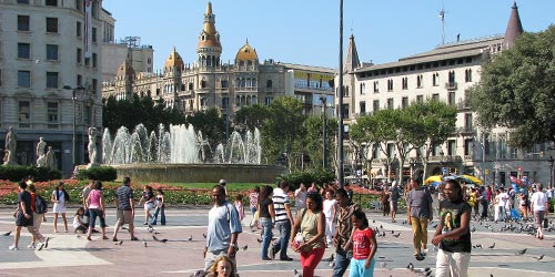  find monumental squares catalan capital emblematic square 