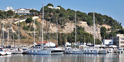  descubrir puertos amarre ciudad arenys de mar costa maresme 