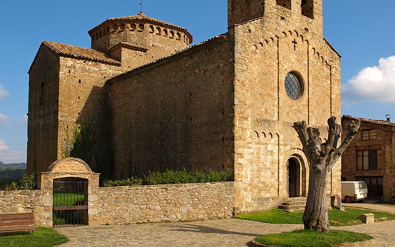Informacion turistica iglesia romanica San Jaime Frontañan