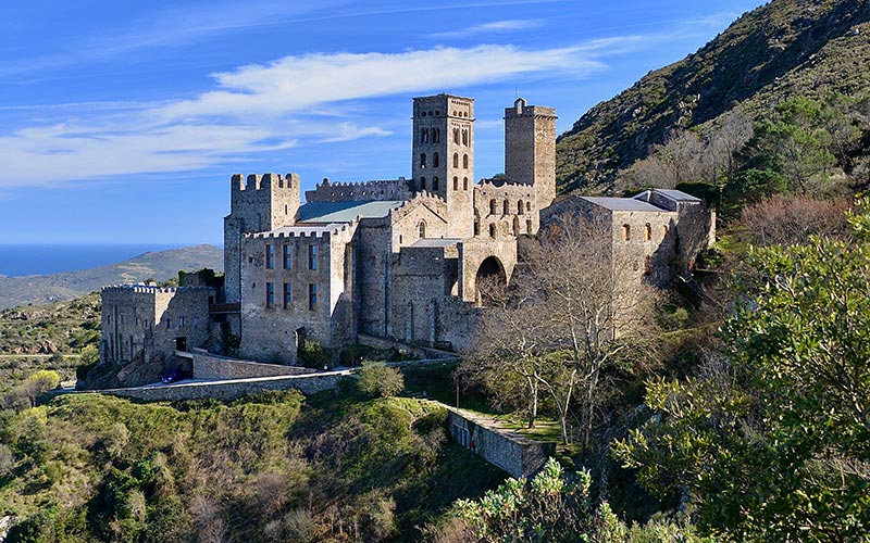 information tourism monastery sant pere rodes visit