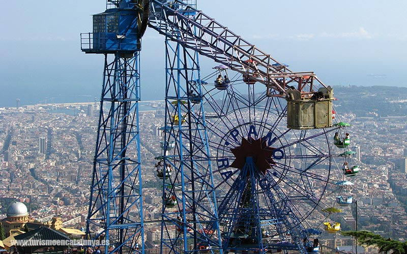  guide attractions parc tibidabo barcelone roue panoramique 