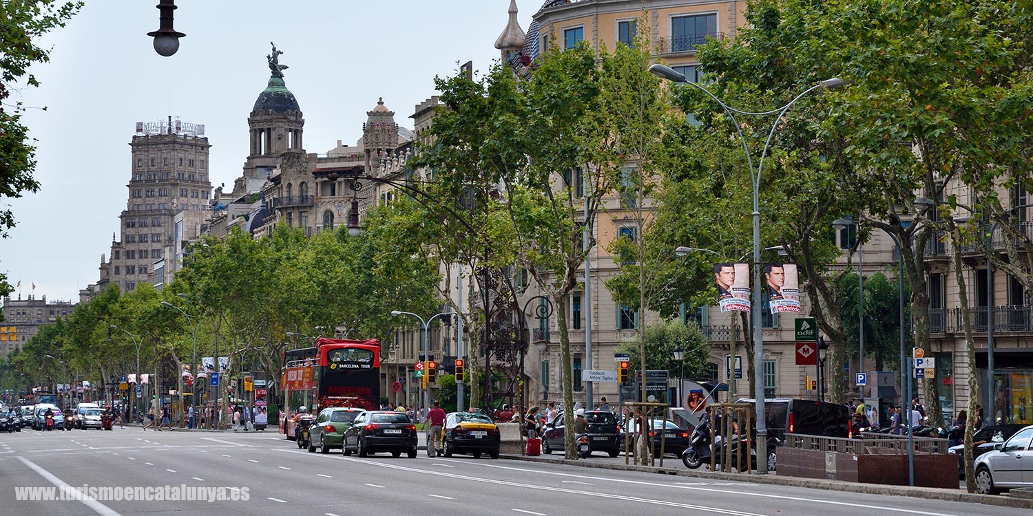 informacio turistica avinguda barcelonina passeig gracia zona compres barcelona