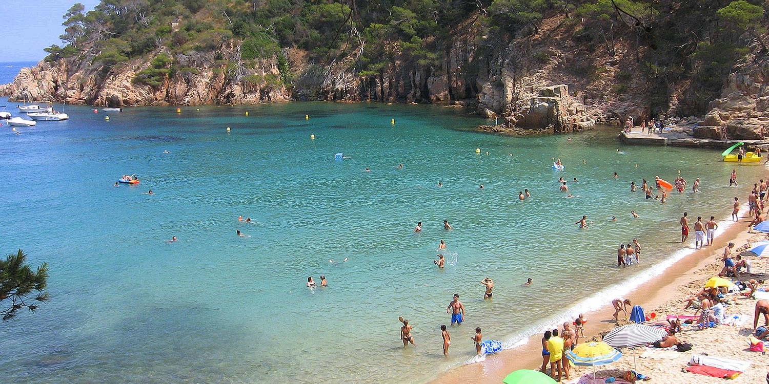 guide aiguablava beach begur costa brava catalonia 