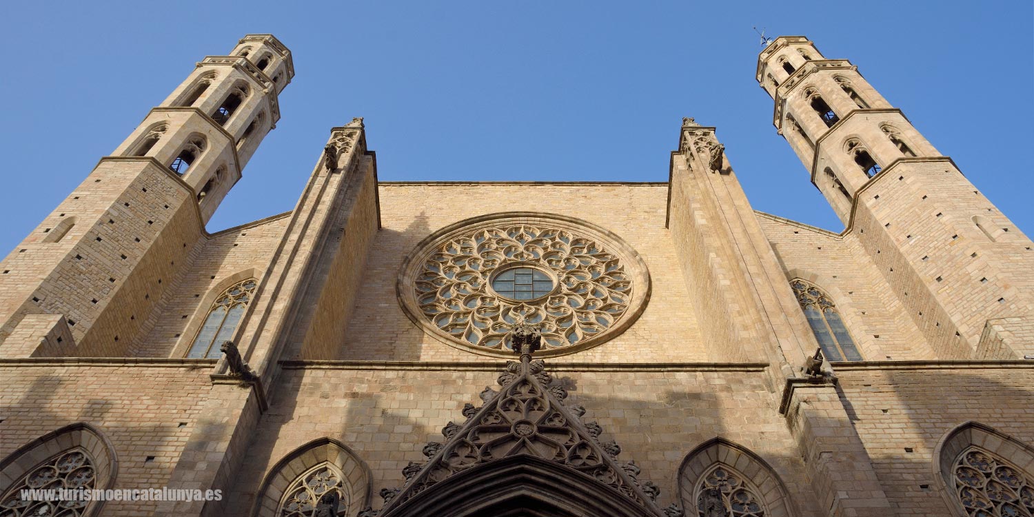 Tourist information Barcelona church Santa Maria del Mar best exponent Catalan Gothic