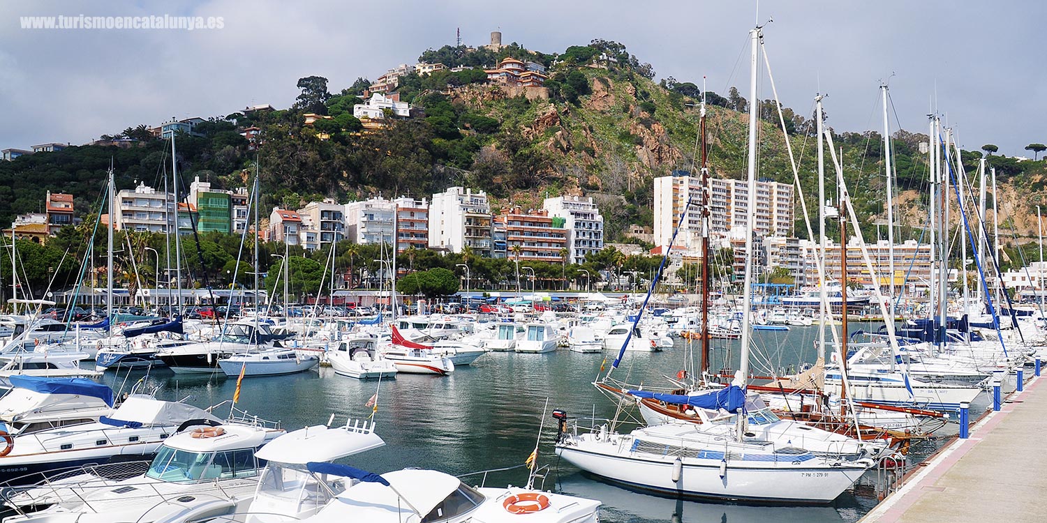 berths marina blanes moored boats costa blanca