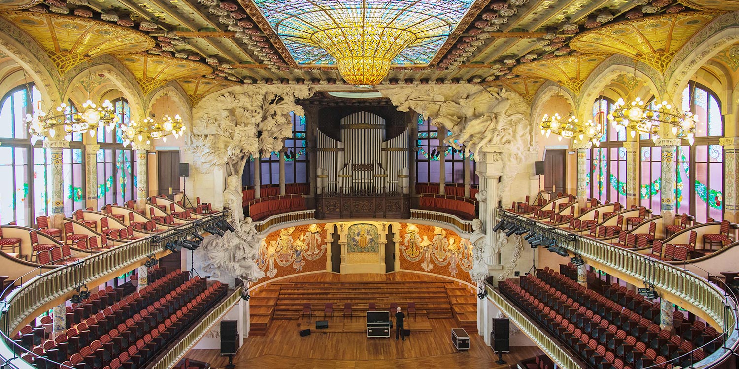 guia palacio musica catalana barcelona obra modernista arquitecto lluís domenech montaner 