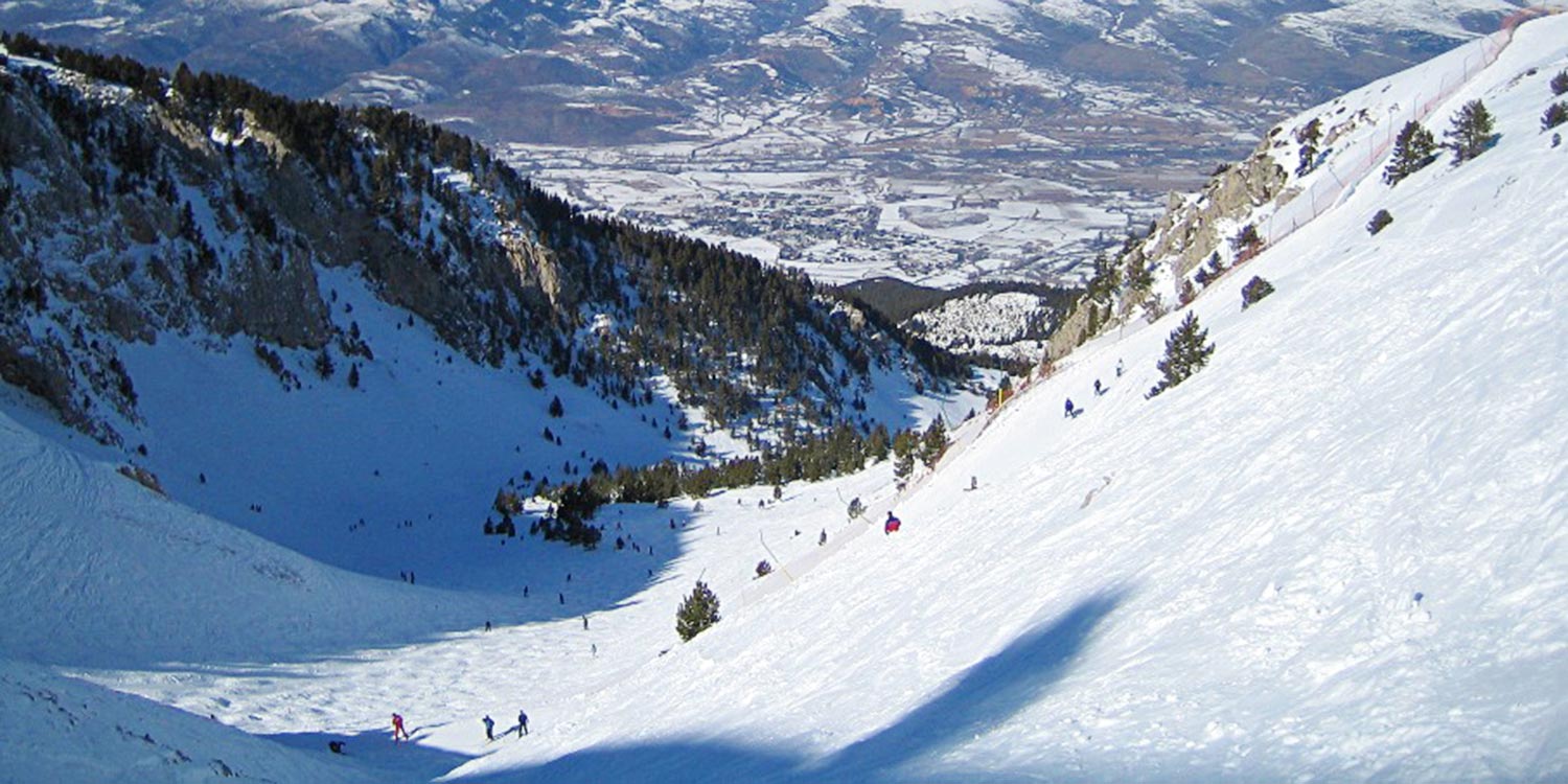 pistas estacion esqui la masella alp vertientes montaña