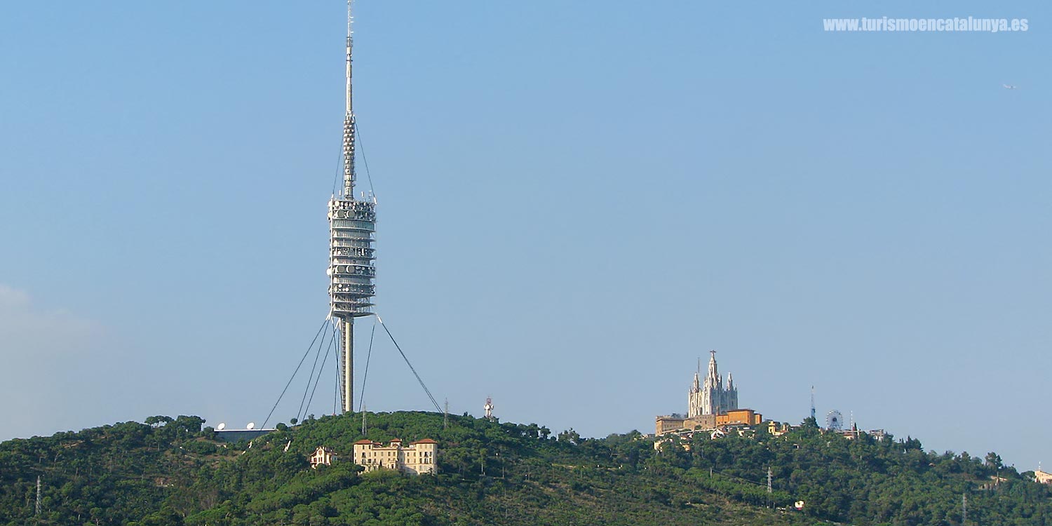 information touristique tour télécommunication collserola meilleurs points vue barcelone