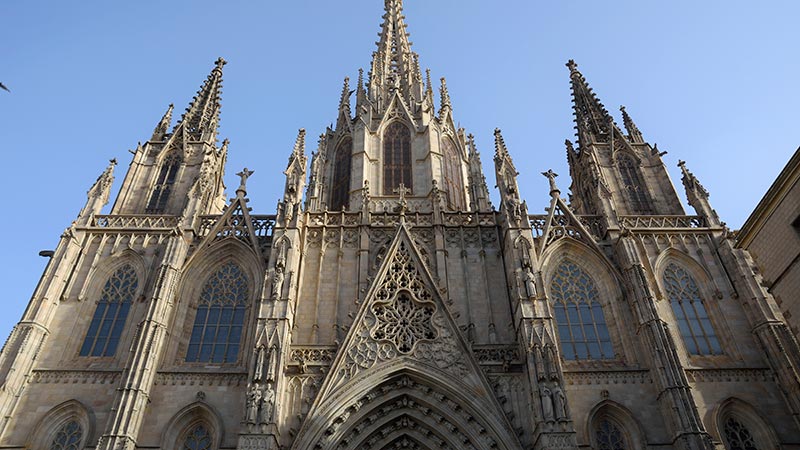  info cathedrale Barcelone monuments quartier gothique informations touristiques cathédrale Santa Eulalia