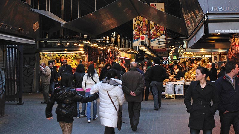 Informations touristiques sur le marché de Sant Josep, le marché le plus célèbre de la ville de Barcelone.