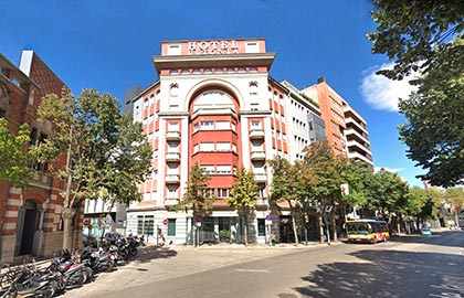 Guide to the hotels located in the Catalan town of Gerona. Hotel Gran Ultonia Girona.